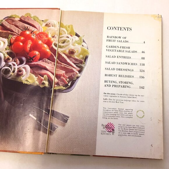 Preowned Better Homes and Gardens Salad Book Hardcover –1969 - Picture 4 of 4